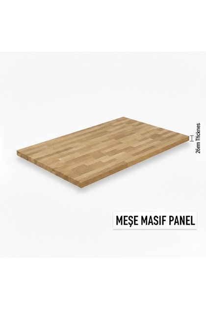Meşe Masif Ahşap Panel 26x600x1200