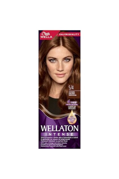 Vopsea de păr permanentă Wellaton Castaniu 5/4, 110ml