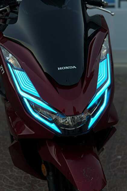 Thick Full Covered Headlight Design Film Sticker Set for Honda Pcx (2021-2022-2023-2024 Model)