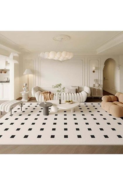 Modern Area Imitation Cashmere Rug Fluffy Carpet 160x230 CM