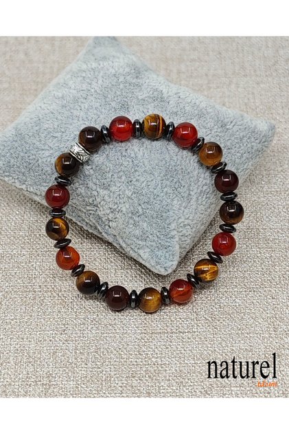 Original Tiger's Eye - Agate 8mm Natural Stone Bracelet