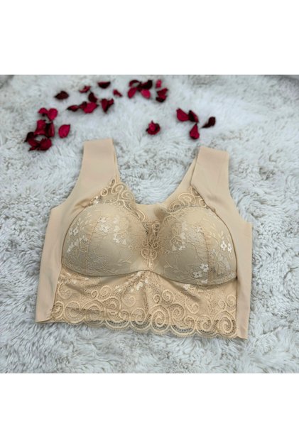 Lace Laser Cut Unpadded Bra – Comfortable Fit & Stylish Look