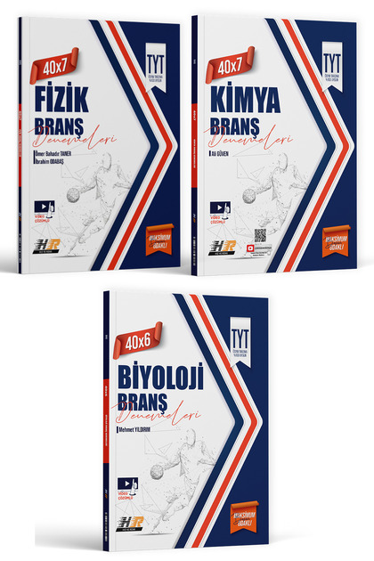Hız ve Renk Yayınları TYT Fizik Kimya Biyoloji Branş Denemeleri