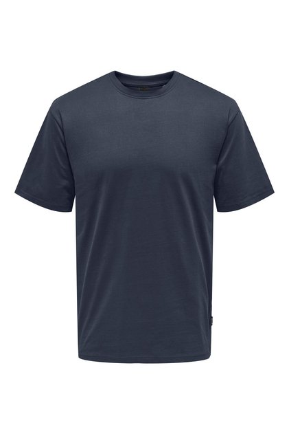 Onsfred Life Rlx Ss Tee Noos Men's Blue T-Shirt - 22022532