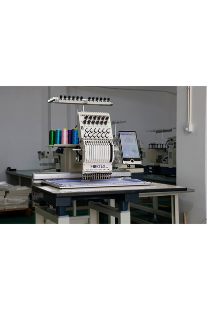 Fortex Tek Kafa Yeni Nesil Çeyiz Nakış Makinesi 50x35cm 1200 Devir