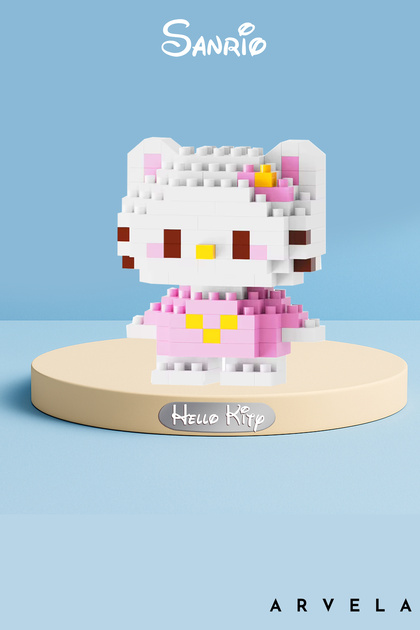 【激レア】ONEPIECE✖️Hello kittyやわらかマスコット 希少！ Arvela Hello Kitty Pembe – Mini Blok Figür orijinal bricks dir 01
