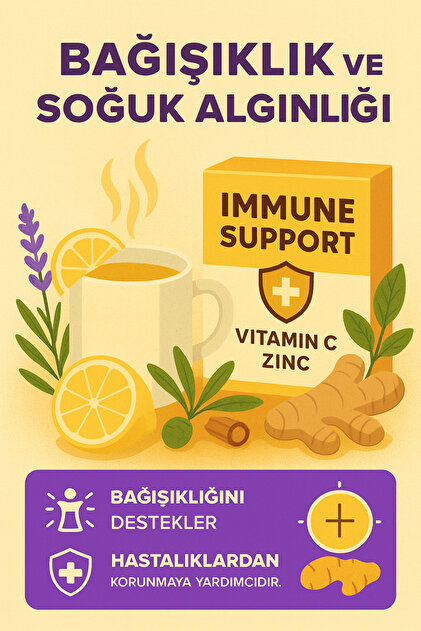 suppmix hot Vitamin C 500 mg Ekinezya Zencefil İçeren Bitkisel