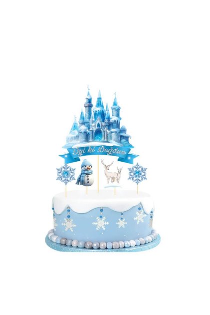 Karlar Ülkesi Elsa Frozen Konsept Pasta Kürdanı