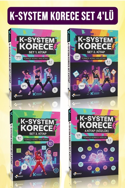 Pergole Yayınları K-SYSTEM KORECE SET 4'LÜ - Fiyatı, Yorumları