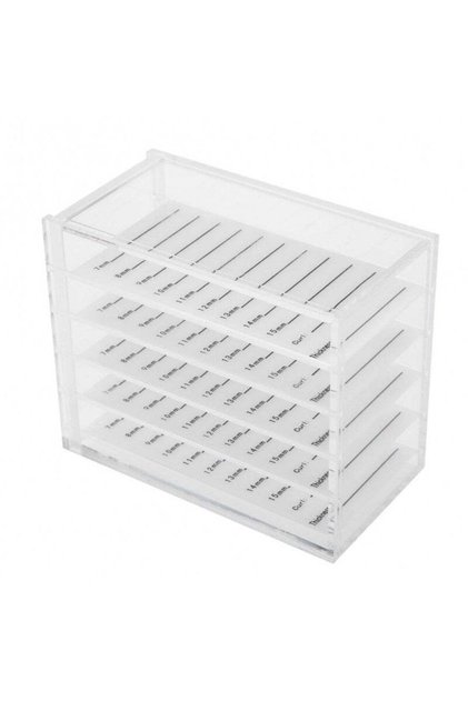 Paletă Lash Box Transparentă cu 5 bucăți
