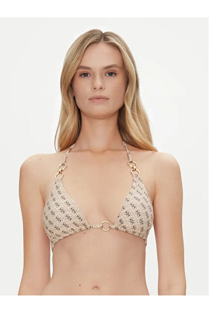 Sutien de bikini bej pentru femei e5gj36