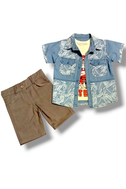 Shirted Triple Summer Suit