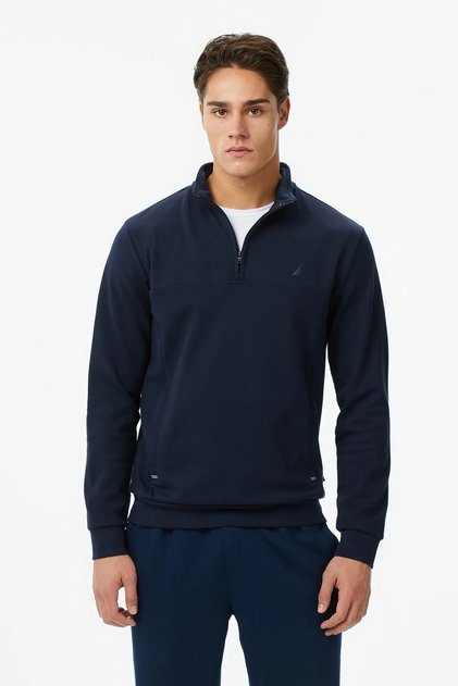 Men's Navy Blue Classic Fit Sweatshirt