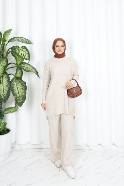 Hair Braided Knitwear Set