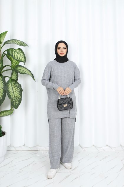 Hair Braided Knitwear Set