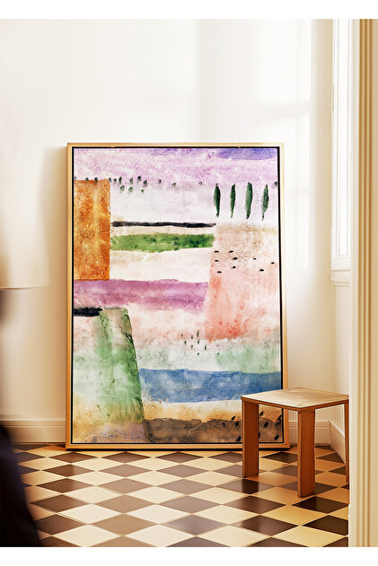ARTHOUSECOLLECTIVE Paul Klee Poster - Tablo Ölçülerinde Çerçevesiz