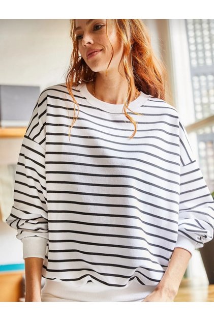 Striped sweatshirt