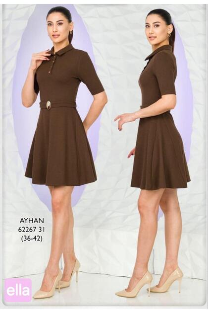 Simli Detaylı Mini Boy Elbise