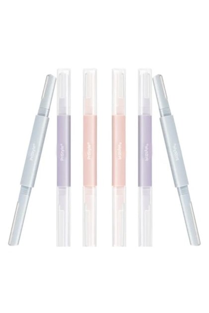 Set de 6 aparate de ras cu câte 2 lame pentru conturarea sprâncenelor și tunderea părului facial, culori pastelate, PriS