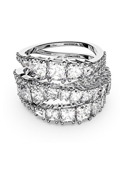 Swarovski 5580952 Yüzük Twıst-Rıng Wrap Czwh-Rhs Full Pave 55