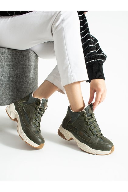 Vetta Green Women's Snekaers Boots