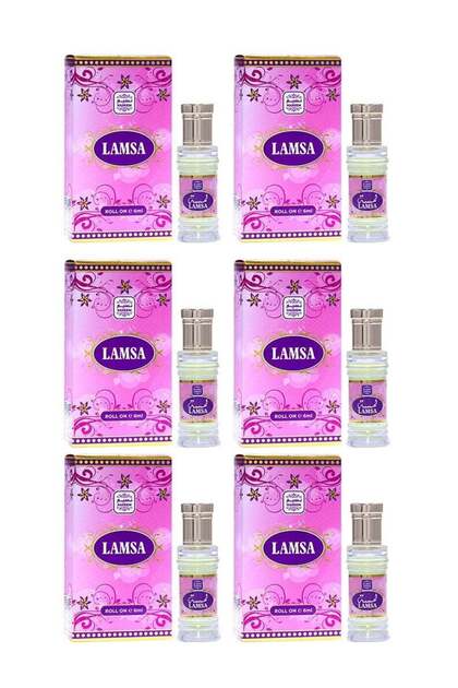 Lamsa Perfume Oil Roll-On for Men & Women - 6ml (Pack of 6)