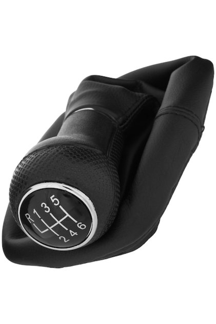 Manetă schimbător de viteze + manșon, M Autowag, 6 trepte + R, negru, diametru 23 mm