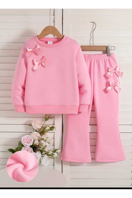 Girls' Tracksuit with Bow Detail