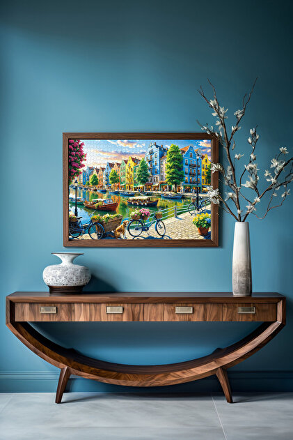 Genel Markalar Amsterdam da Bahar Temalı Puzzle (1000 Parça) 48×68