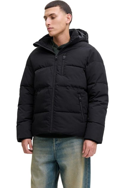 Jachetă de iarnă JACK & JONES Owen Puffer Sn - 12278792-Negru