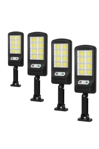 Set x4 Lampa cu Incarcare Solara 150W, 160 LED-uri COB, telecomanda