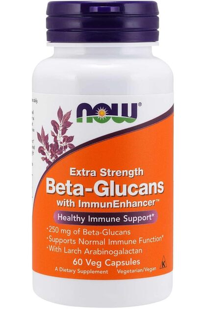 Foods Beta Glucans with Immune Support, Extra Strength, 250 mg, 60 Vegetarian Capsules