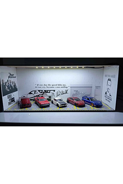 lologames Hot Whells Led Işıklı Hızlı ve Öfkeli Garajı – 1:64