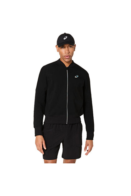 Asics MATCH JACKET NIGHT ENERGY Erkek Siyah Ceket 2041A364-001