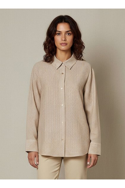 Shirt with Stripes and Long Sleeves