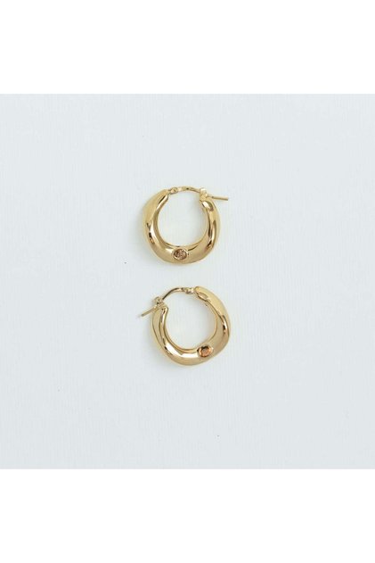 Cercei argint Aura Hoops