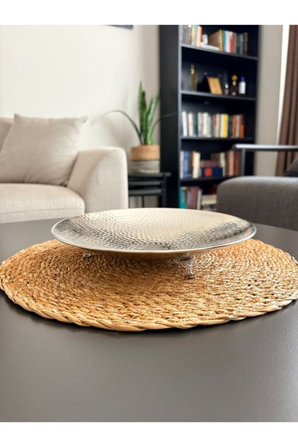 Bakır Çerezlik Kahvaltılık 2 li Sunumluk 23.5 cm meze tabagı
