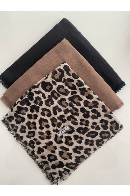 3 Pieces Mixed Patterned Cheesecloth Writing