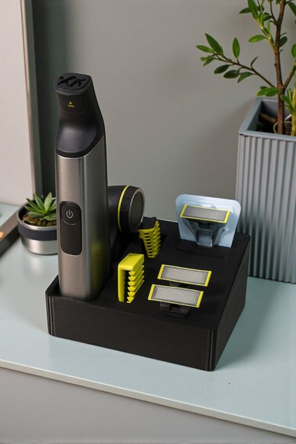 OneBlade Pro v2 Uyumlu Tıraş Makinesi Standı ve Başlık Düzenleyici