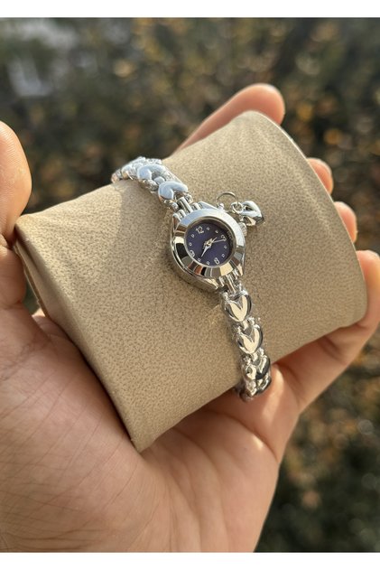 New Season Special Design Charmy Minimal Case Heart Cord Women's Wristwatch