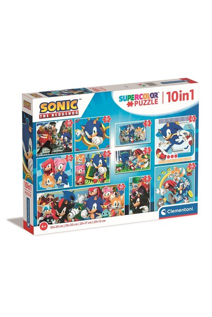 Ariciul Heroes Rivals 10 în 1 puzzle Clementoni
