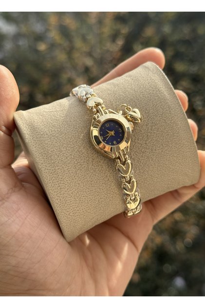 New Season Special Design Charmy Minimal Case Heart Cord Women's Wristwatch