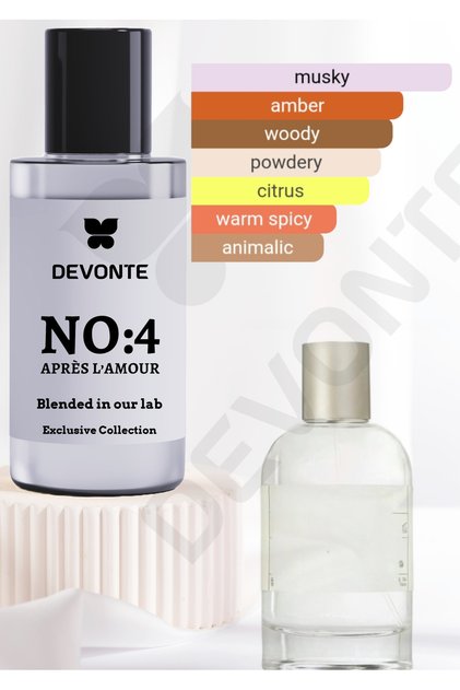 No:4 Après l’Amour long-lasting perfume for Men and Women 100ml Extrait de Parfum