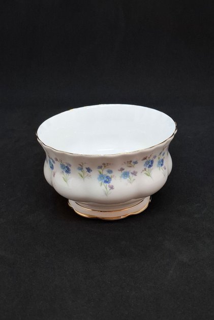 Memory Lane Bone China Antique Porcelain Sugar Bowl/Teacake Bowl 150 ml
