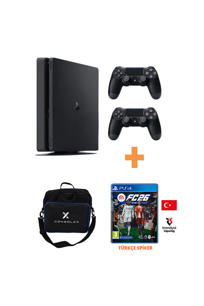 Sony PlayStation 4 Slim 1TB – Türkçe Menü + Tek Kol + GTA 5
