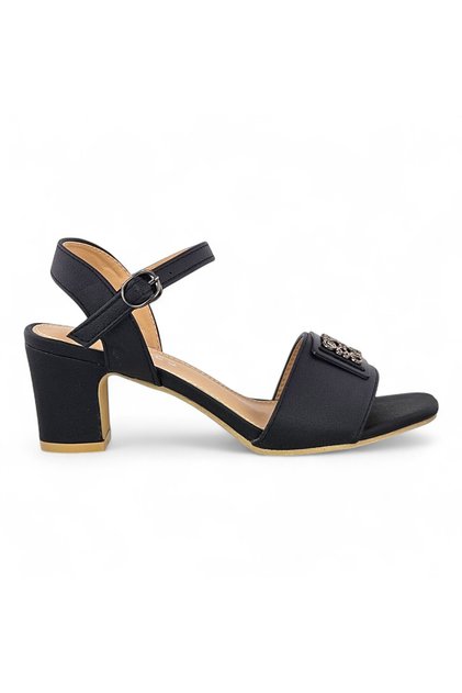 Ankle Strap Sandal With Block Heel