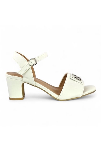 Ankle Strap Sandal With Block Heel
