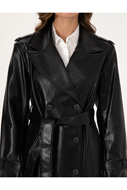 Pierre Cardin Siyah Trençkot 50295956-VR046 - Fiyatı, Yorumları