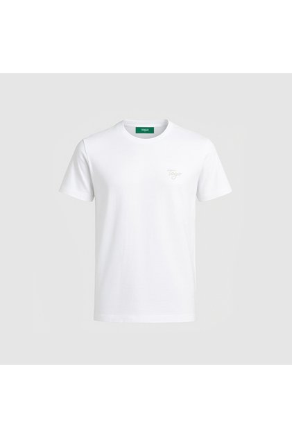 Beyaz Erkek Basic T-Shirt [TG830009]
