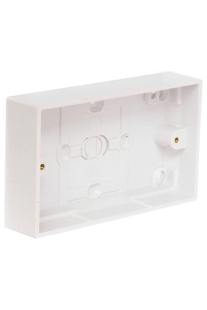 Heavy Duty PVC Electrical Junction Box 6x3 Wall Mount Surface Socket & Switch Base Box